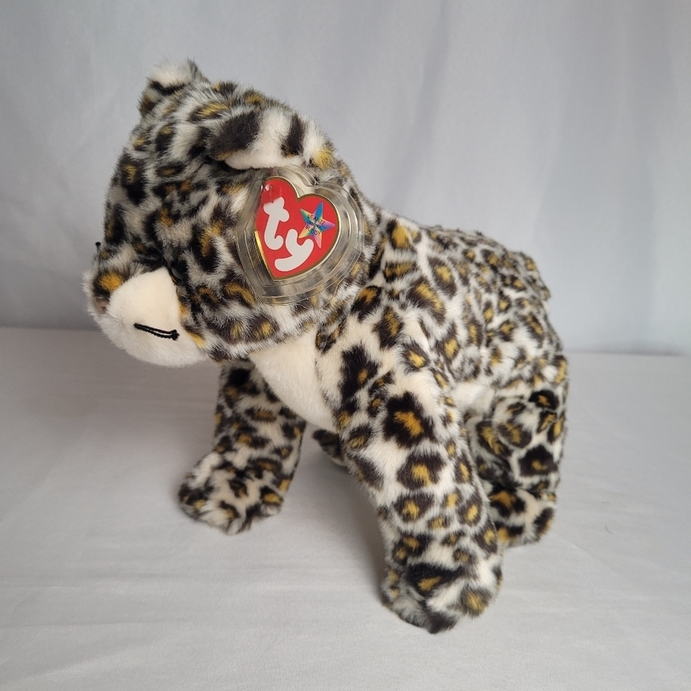 Ty Classic VTG 2000 Sneaky The Spotted Leopard Plush Stuffed Animal 12"